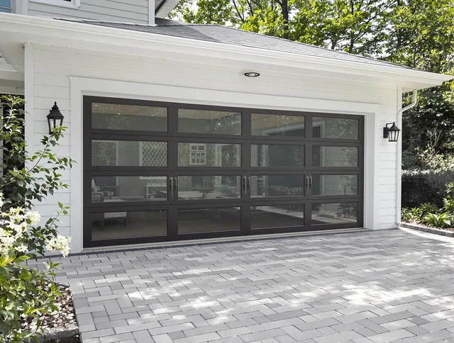 Weston Garage Door Repair design specialist presenting custom garage door options to Weston homeowner