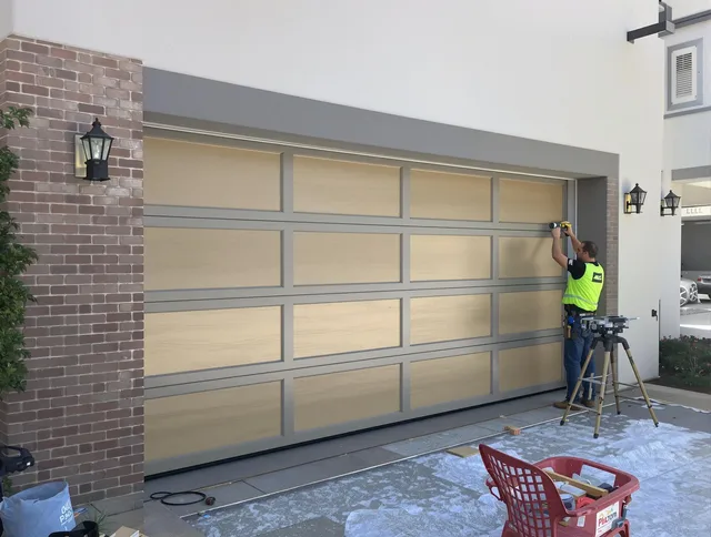 Garage door replacement service by Weston Garage Door Repair in Weston