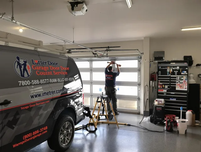 Weston Garage Door Repair team performing same-day garage door repair in Weston
