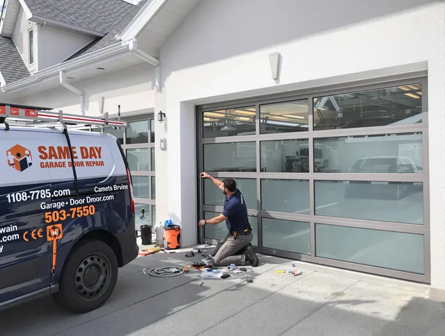 Same-day garage door repair service by Weston Garage Door Repair in Weston